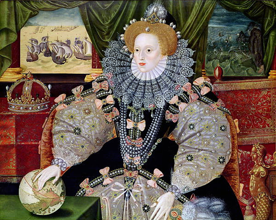 portrait of Spanish Armada Elizabeth