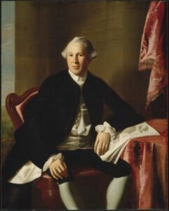 Portrait painting of Joseph Warren by Singleton Copely, circa 1765.